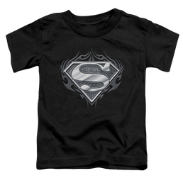 Superman Biker Metal - Toddler T-Shirt Toddler T-Shirt Superman   