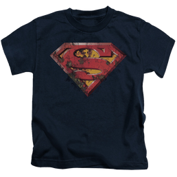 Superman Rusted Shield - Kid's T-Shirt Kid's T-Shirt (Ages 4-7) Superman   