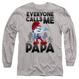The Smurfs Call Me Papa Smurf - Men's Long Sleeve T-Shirt Men's Long Sleeve T-Shirt The Smurfs   