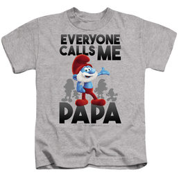 The Smurfs Call Me Papa Smurf - Kid's T-Shirt Kid's T-Shirt (Ages 4-7) The Smurfs   