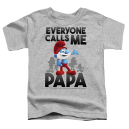 The Smurfs Call Me Papa Smurf - Toddler T-Shirt Toddler T-Shirt The Smurfs   