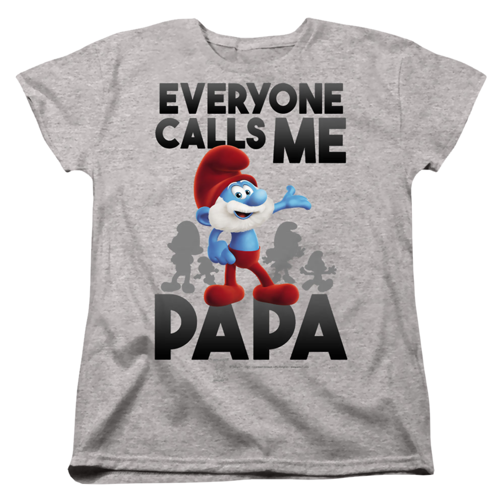 The Smurfs Call Me Papa Smurf - Women's T-Shirt Women's T-Shirt The Smurfs   