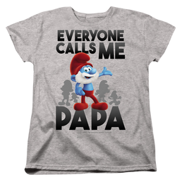 The Smurfs Call Me Papa Smurf - Women's T-Shirt Women's T-Shirt The Smurfs   