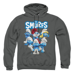 The Smurfs Group Shot - Pullover Hoodie Pullover Hoodie The Smurfs   