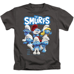 The Smurfs Group Shot - Kid's T-Shirt Kid's T-Shirt (Ages 4-7) The Smurfs   