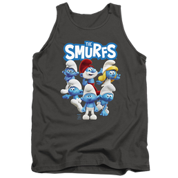 The Smurfs Group Shot - Men's Tank Top Men's Tank The Smurfs   