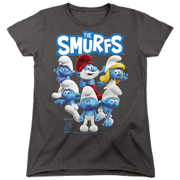 The Smurfs Group Shot - Women's T-Shirt Women's T-Shirt The Smurfs   