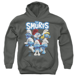 The Smurfs Group Shot - Youth Hoodie Youth Hoodie (Ages 8-12) The Smurfs   