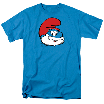 The Smurfs Papa Smurf Head - Men's Regular Fit T-Shirt Men's Regular Fit T-Shirt The Smurfs   