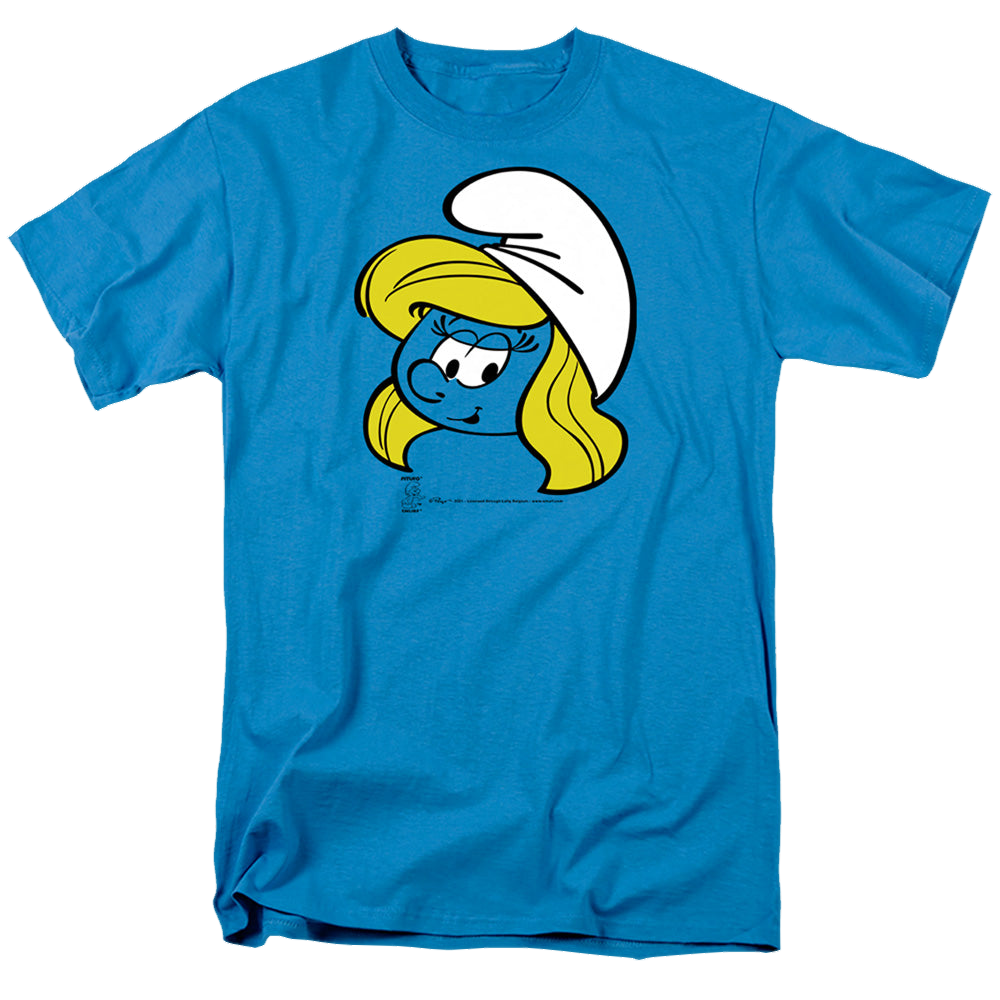 The Smurfs Smurfette Head - Men's Regular Fit T-Shirt Men's Regular Fit T-Shirt The Smurfs   