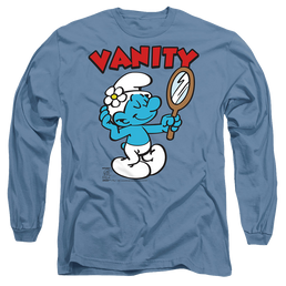 The Smurfs Vanity - Men's Long Sleeve T-Shirt Men's Long Sleeve T-Shirt The Smurfs   