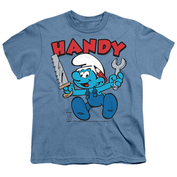 The Smurfs Handy - Youth T-Shirt Youth T-Shirt (Ages 8-12) The Smurfs   