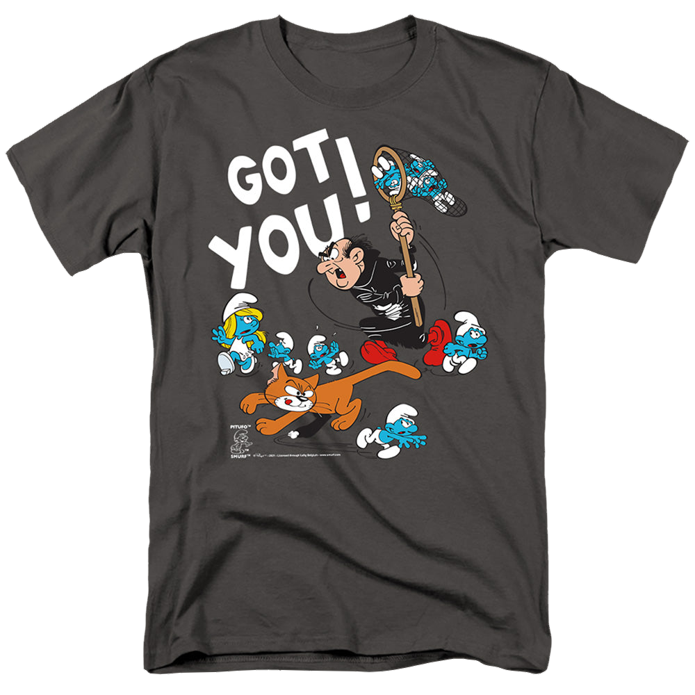 The Smurfs Gargamel And Azrael - Men's Regular Fit T-Shirt Men's Regular Fit T-Shirt The Smurfs   