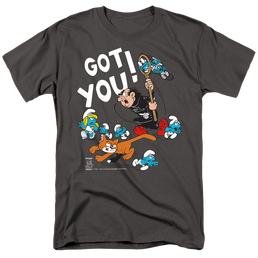 The Smurfs Gargamel And Azrael - Men's Regular Fit T-Shirt Men's Regular Fit T-Shirt The Smurfs   