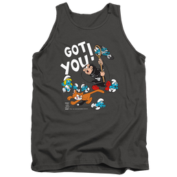 The Smurfs Gargamel And Azrael - Men's Tank Top Men's Tank The Smurfs   