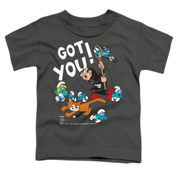 The Smurfs Gargamel And Azrael - Toddler T-Shirt Toddler T-Shirt The Smurfs   