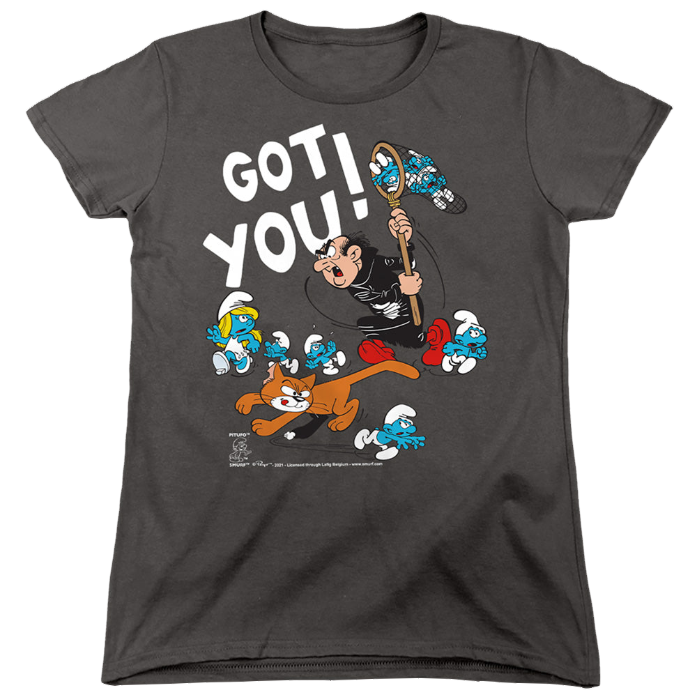 The Smurfs Gargamel And Azrael - Women's T-Shirt Women's T-Shirt The Smurfs   