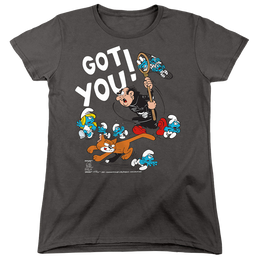 The Smurfs Gargamel And Azrael - Women's T-Shirt Women's T-Shirt The Smurfs   