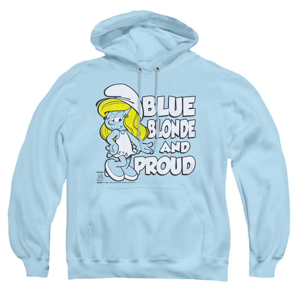 The Smurfs Blue, Blonde And Proud - Pullover Hoodie Pullover Hoodie The Smurfs   