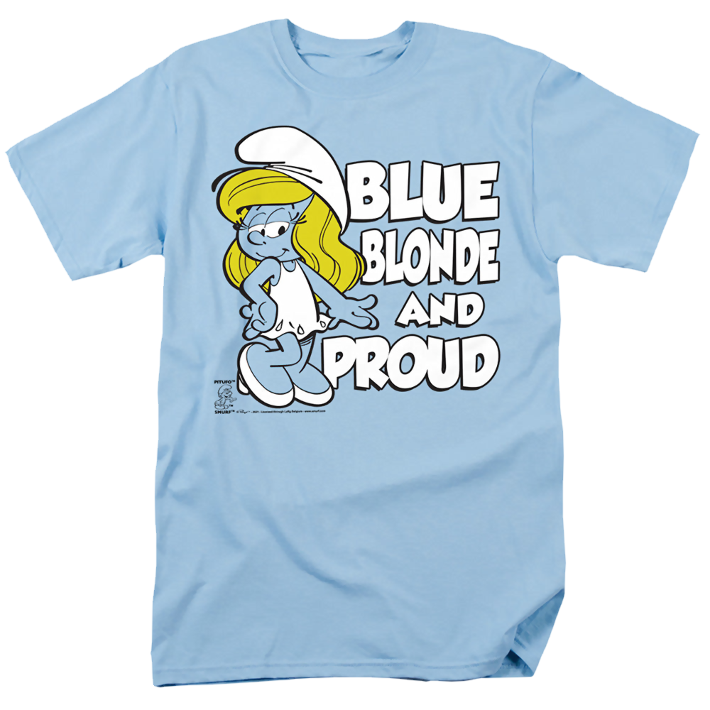 The Smurfs Blue, Blonde And Proud - Men's Regular Fit T-Shirt Men's Regular Fit T-Shirt The Smurfs   