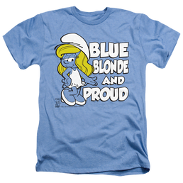 The Smurfs Blue, Blonde And Proud - Men's Heather T-Shirt Men's Heather T-Shirt The Smurfs   