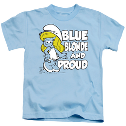 The Smurfs Blue, Blonde And Proud - Kid's T-Shirt Kid's T-Shirt (Ages 4-7) The Smurfs   