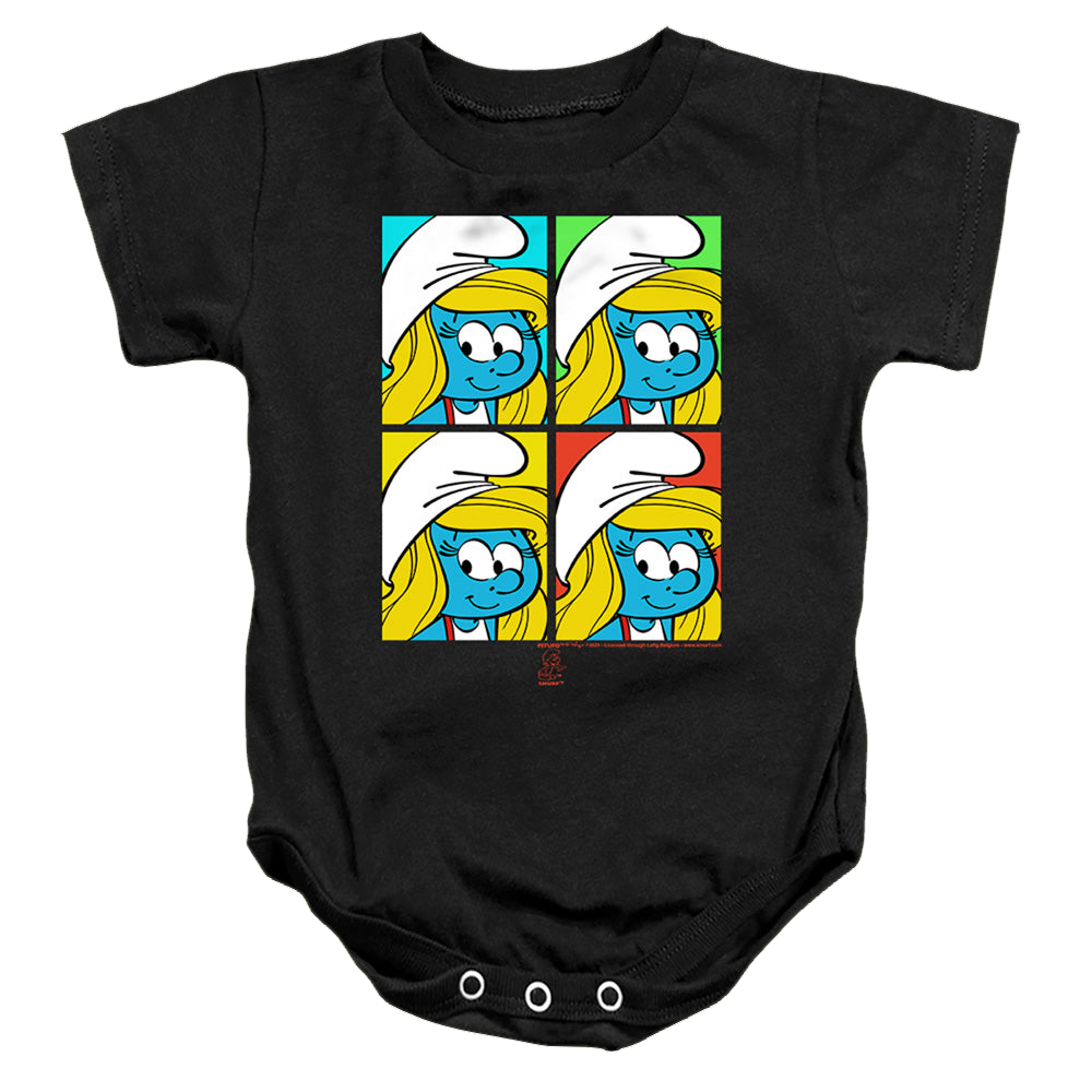 The Smurfs Tiles - Baby Bodysuit Baby Bodysuit The Smurfs   