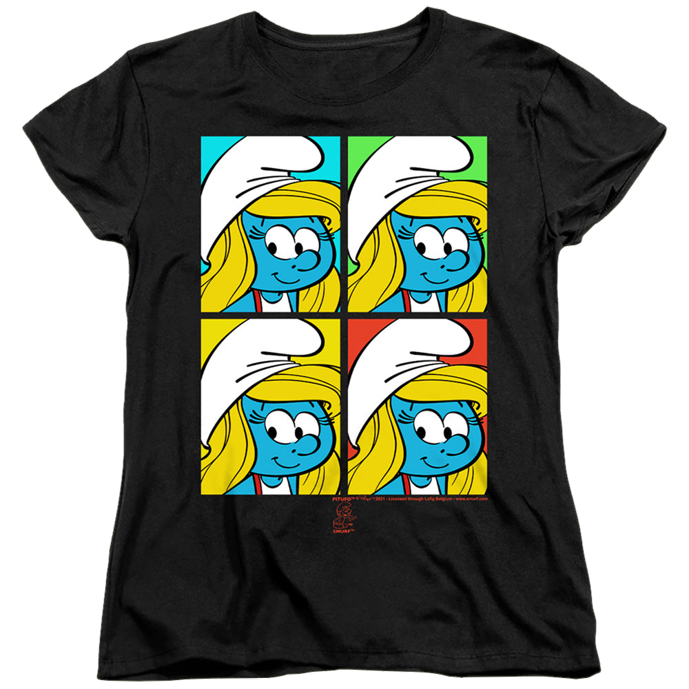 The Smurfs Tiles - Women's T-Shirt Women's T-Shirt The Smurfs   
