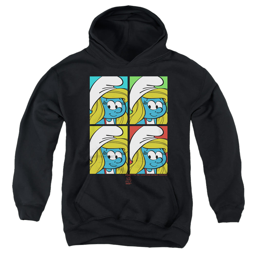 The Smurfs Tiles - Youth Hoodie Youth Hoodie (Ages 8-12) The Smurfs   
