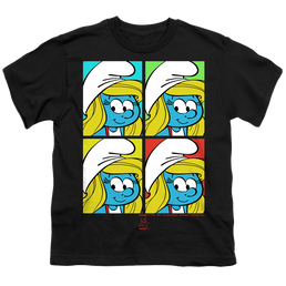 The Smurfs Tiles - Youth T-Shirt Youth T-Shirt (Ages 8-12) The Smurfs   