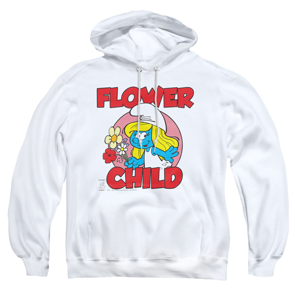 The Smurfs Flower Child - Pullover Hoodie Pullover Hoodie The Smurfs   