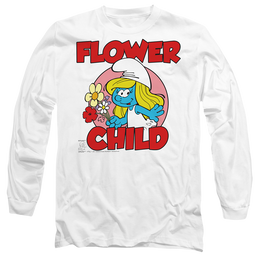 The Smurfs Flower Child - Men's Long Sleeve T-Shirt Men's Long Sleeve T-Shirt The Smurfs   