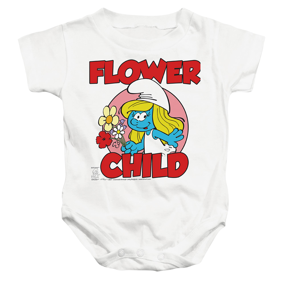 The Smurfs Flower Child - Baby Bodysuit Baby Bodysuit The Smurfs   