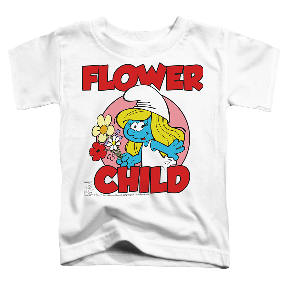The Smurfs Flower Child - Toddler T-Shirt Toddler T-Shirt The Smurfs   