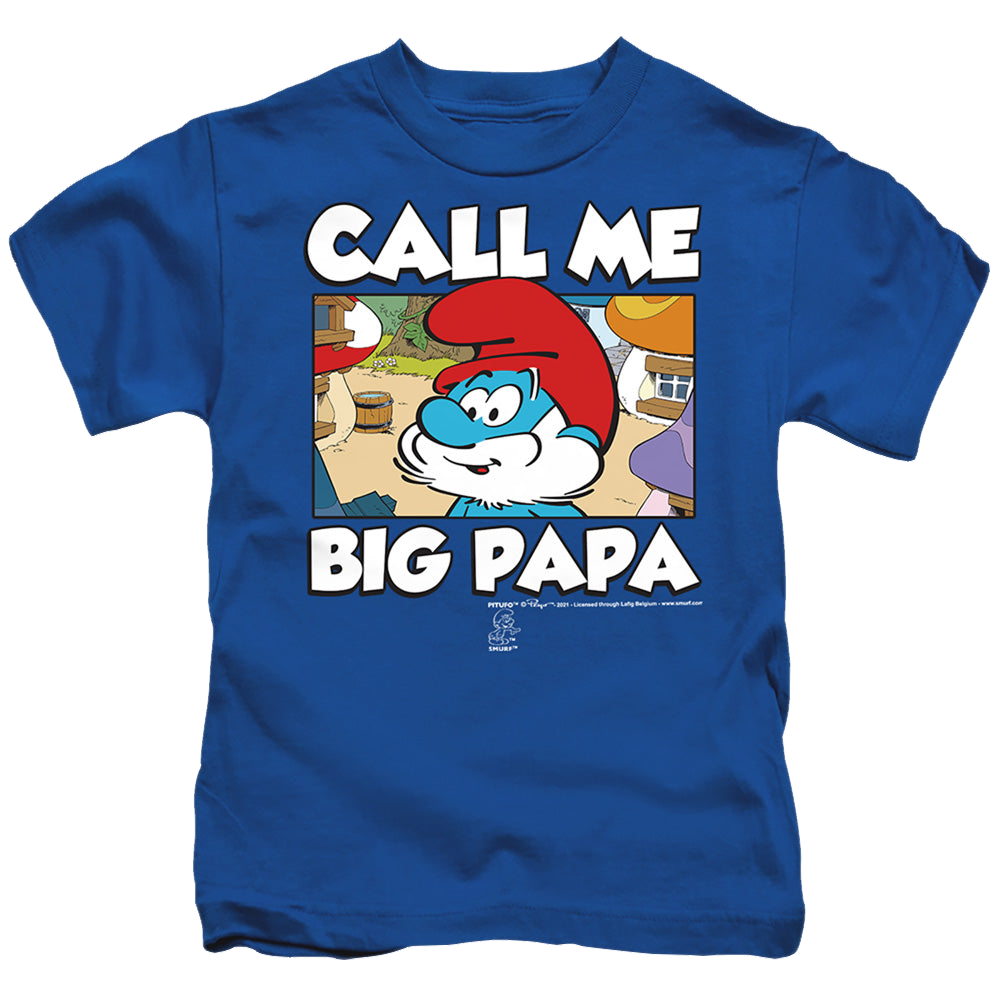 The Smurfs Call Me Big Papa - Kid's T-Shirt Kid's T-Shirt (Ages 4-7) The Smurfs   