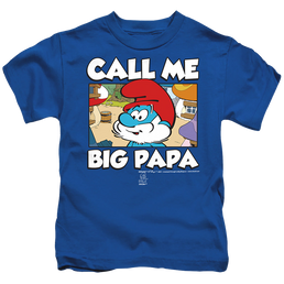 The Smurfs Call Me Big Papa - Kid's T-Shirt Kid's T-Shirt (Ages 4-7) The Smurfs   