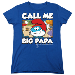 The Smurfs Call Me Big Papa - Women's T-Shirt Women's T-Shirt The Smurfs   