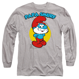 The Smurfs Papa Smurf - Men's Long Sleeve T-Shirt Men's Long Sleeve T-Shirt The Smurfs   