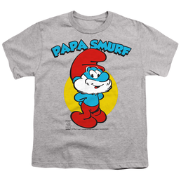 The Smurfs Papa Smurf - Youth T-Shirt Youth T-Shirt (Ages 8-12) The Smurfs   