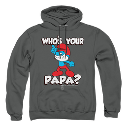 The Smurfs Who'S Your Papa? - Pullover Hoodie Pullover Hoodie The Smurfs   