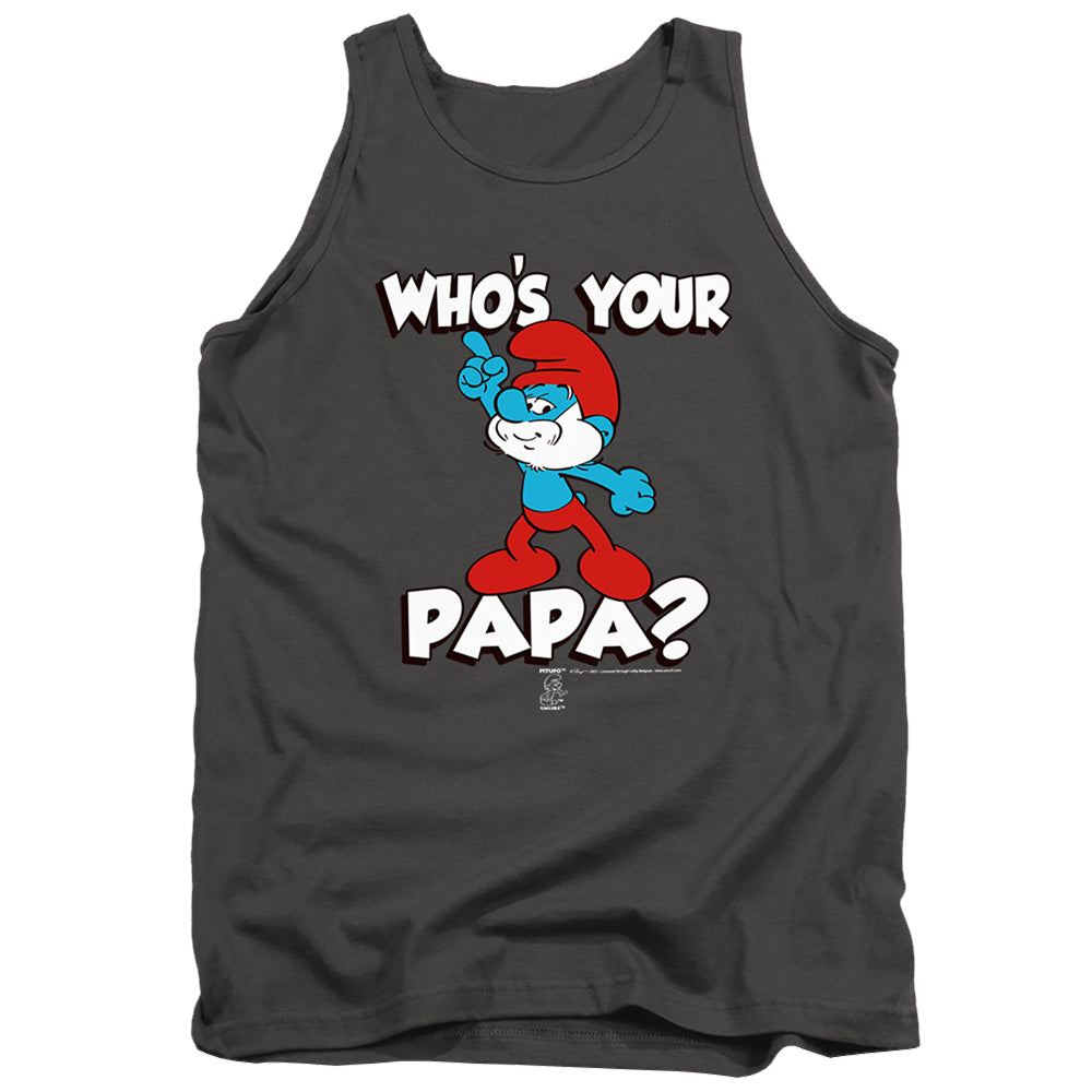 The Smurfs Who'S Your Papa? - Men's Tank Top Men's Tank The Smurfs   