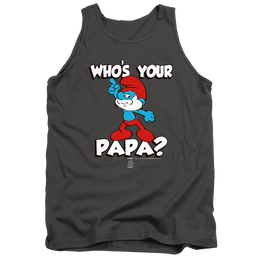 The Smurfs Who'S Your Papa? - Men's Tank Top Men's Tank The Smurfs   