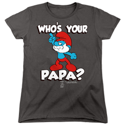 The Smurfs Who'S Your Papa? - Women's T-Shirt Women's T-Shirt The Smurfs   