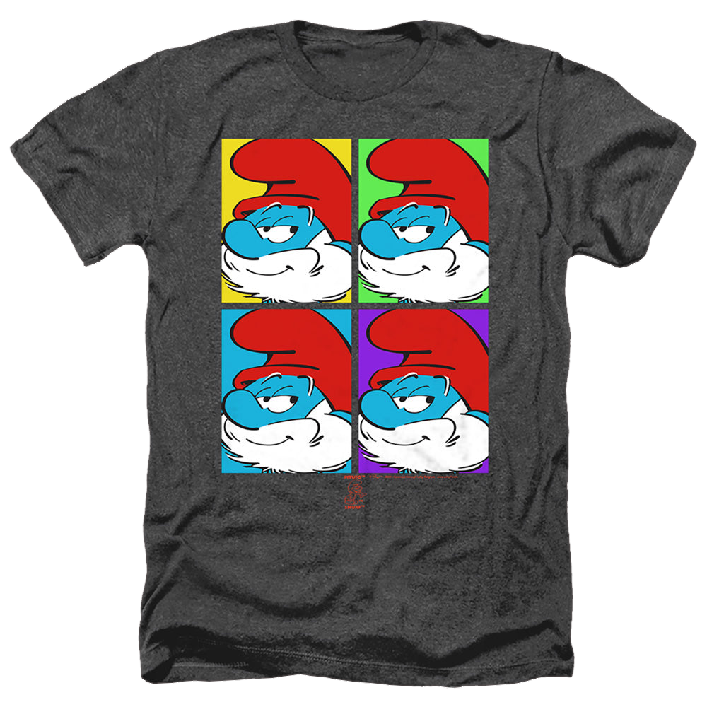 The Smurfs Tiles - Men's Heather T-Shirt Men's Heather T-Shirt The Smurfs   