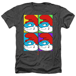 The Smurfs Tiles - Men's Heather T-Shirt Men's Heather T-Shirt The Smurfs   
