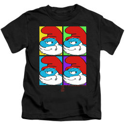 The Smurfs Tiles - Kid's T-Shirt Kid's T-Shirt (Ages 4-7) The Smurfs   