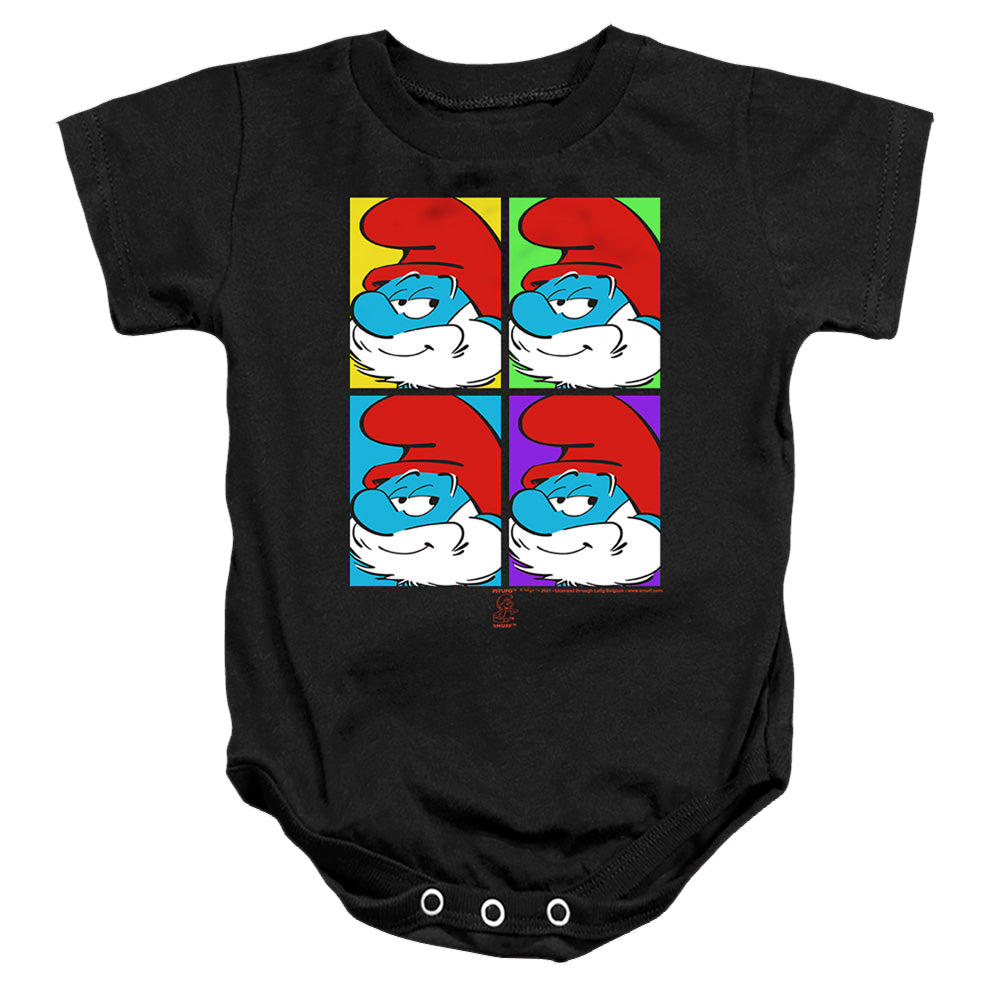 The Smurfs Tiles - Baby Bodysuit Baby Bodysuit The Smurfs   