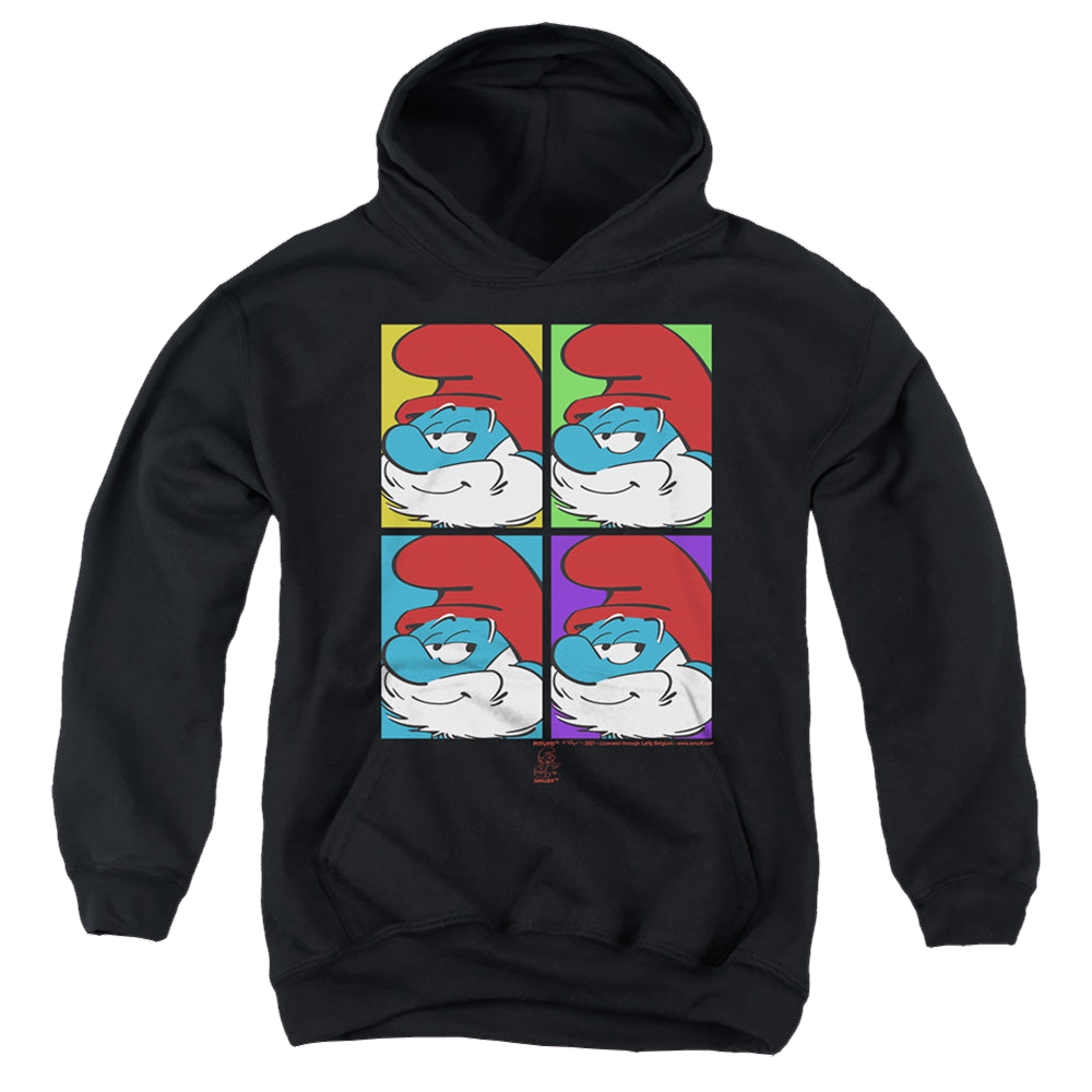 The Smurfs Tiles - Youth Hoodie Youth Hoodie (Ages 8-12) The Smurfs   