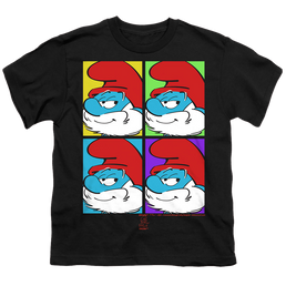 The Smurfs Tiles - Youth T-Shirt Youth T-Shirt (Ages 8-12) The Smurfs   
