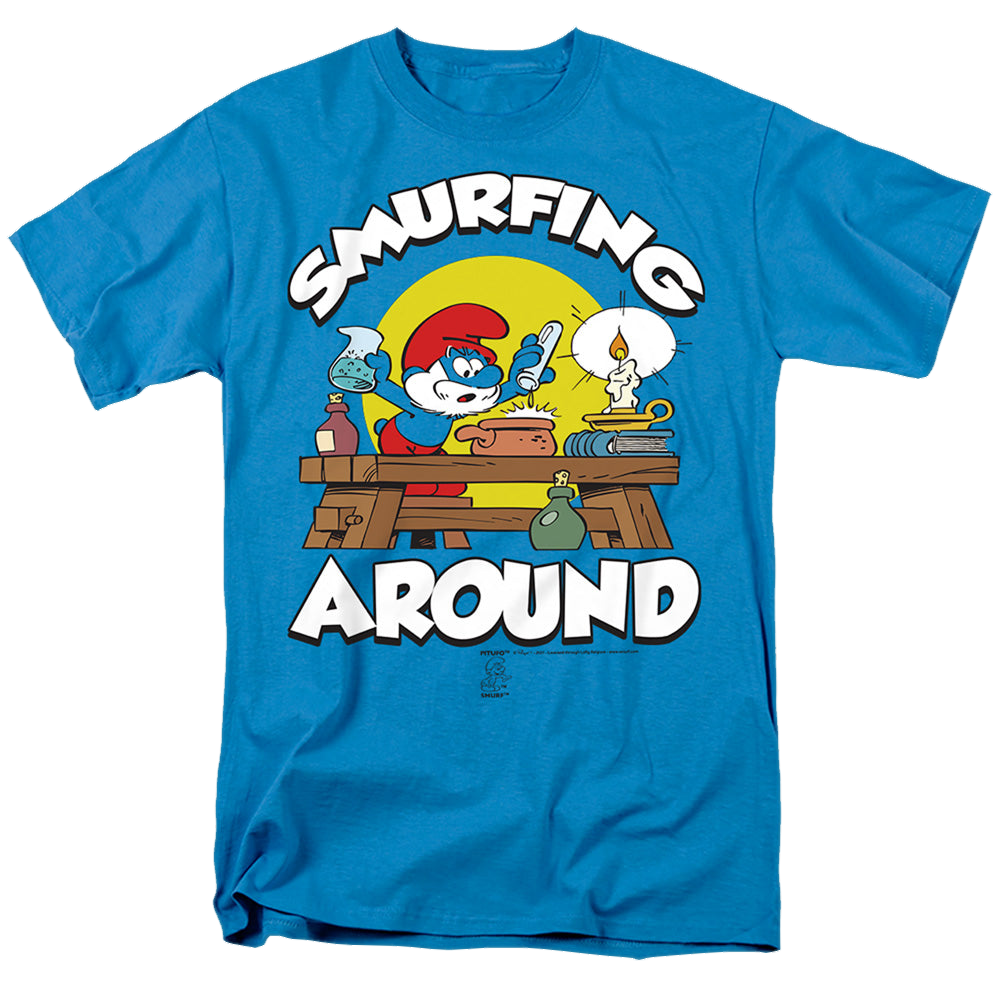 The Smurfs Papa Scene - Men's Regular Fit T-Shirt Men's Regular Fit T-Shirt The Smurfs   
